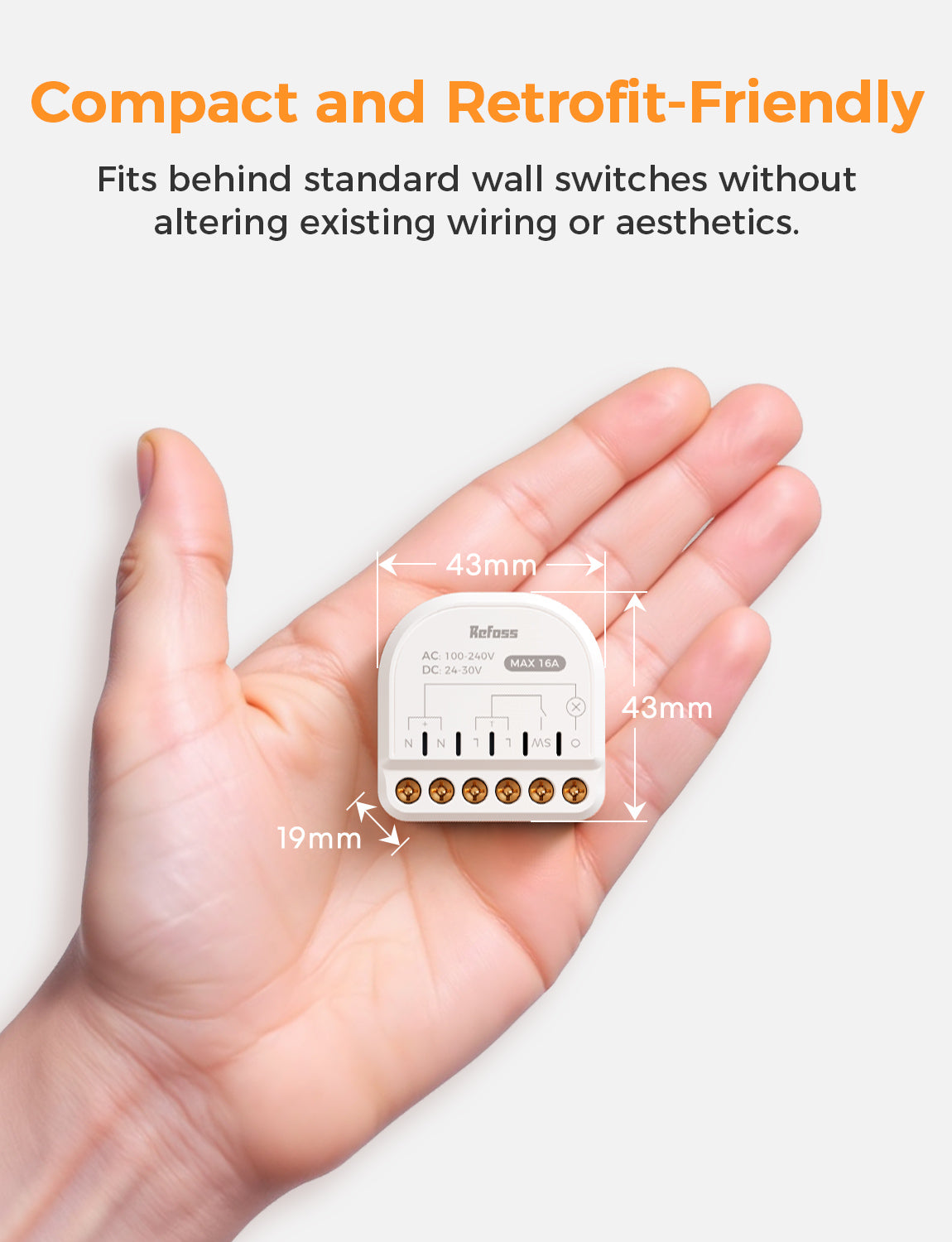 Refoss Smart Wi-Fi Relay Switch, R11