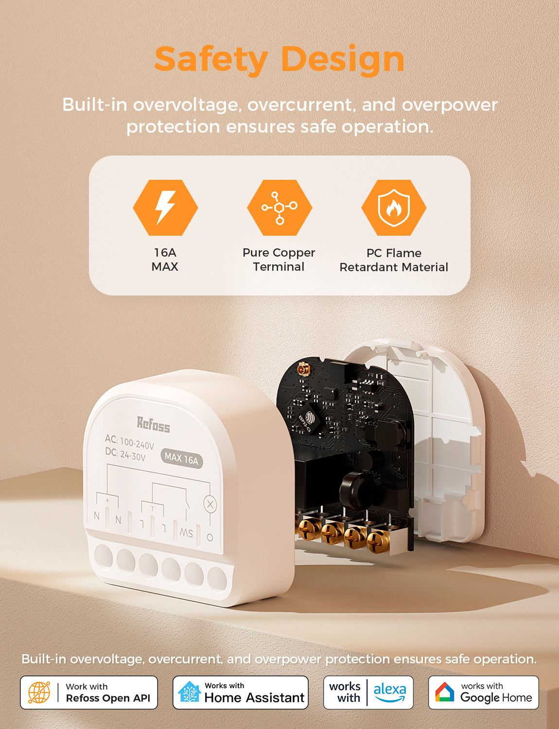 Refoss Smart Wi-Fi Relay Switch, R11