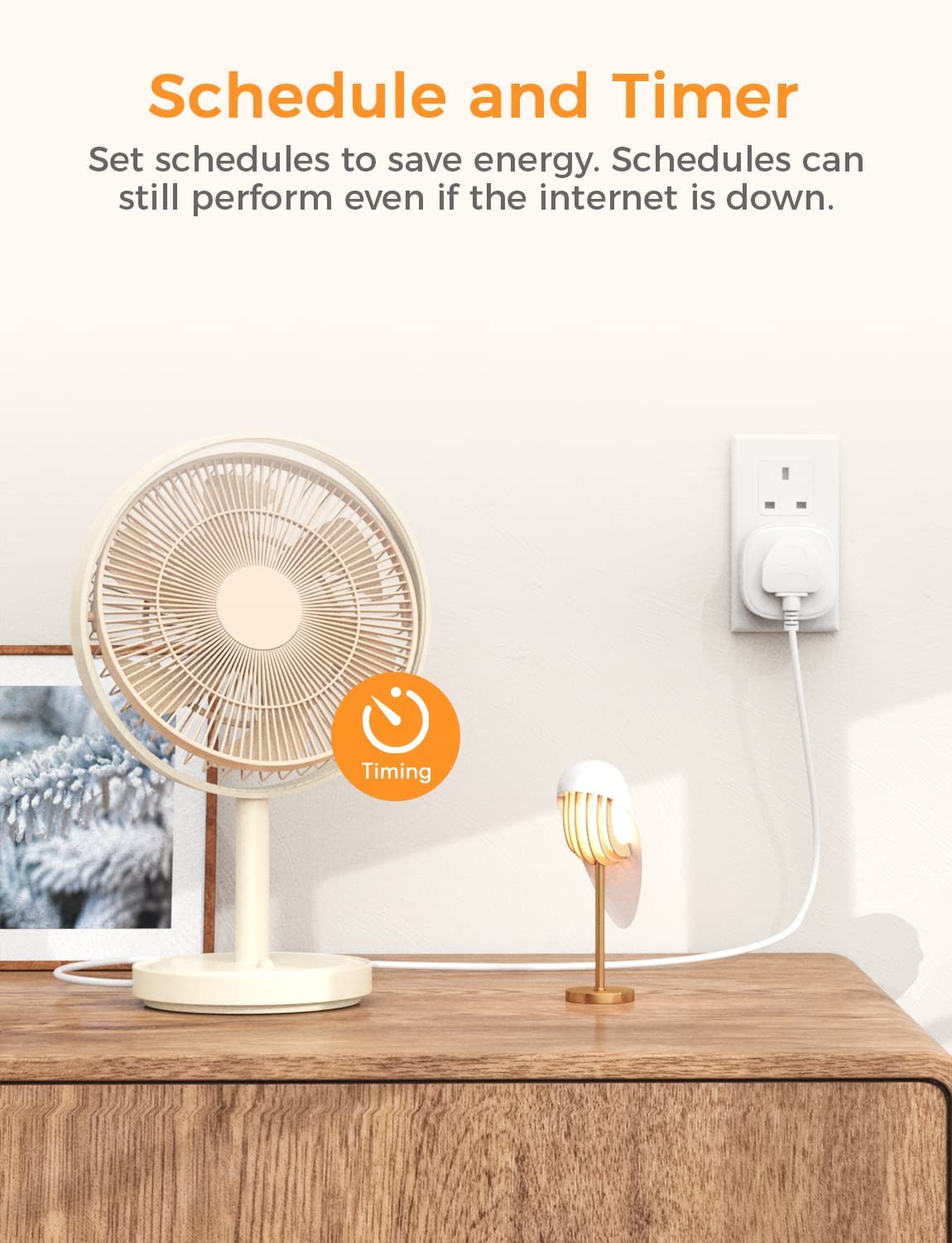 Refoss Smart Wi-Fi Plug with Energy Monitor, MSS210P, 2 Pack (UK Version)