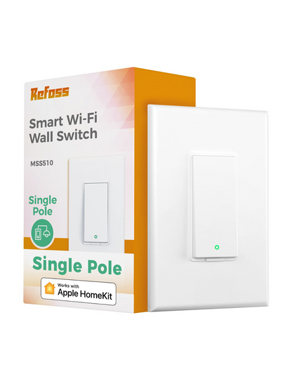 Refoss Smart Wi-Fi Single Pole Switch, MSS510HK (US Version)