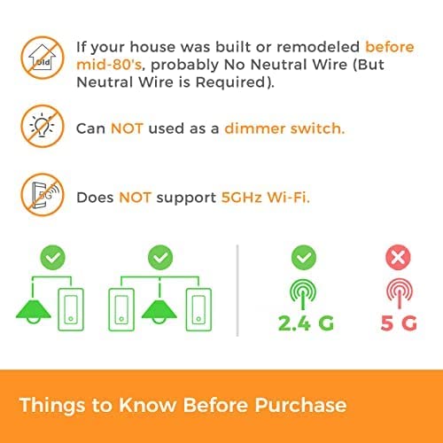 Refoss Smart Wi-Fi 3-Way Switch, MSS550HK (US Version)