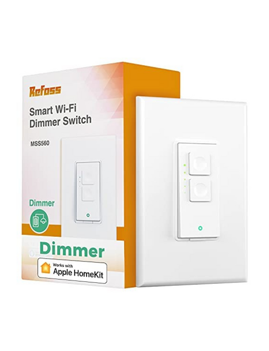 Refoss Smart Wi-Fi Single Pole Dimmer Switch, MSS560HK (US Version)