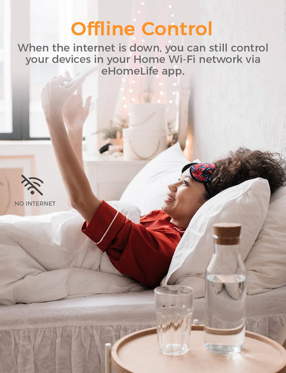 Refoss Smart Wi-Fi Plug Mini, MSS110HK (US Version), 2 Pack