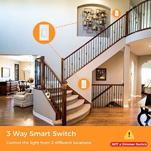 Refoss Smart Wi-Fi 3-Way Switch, MSS550HK (US Version)