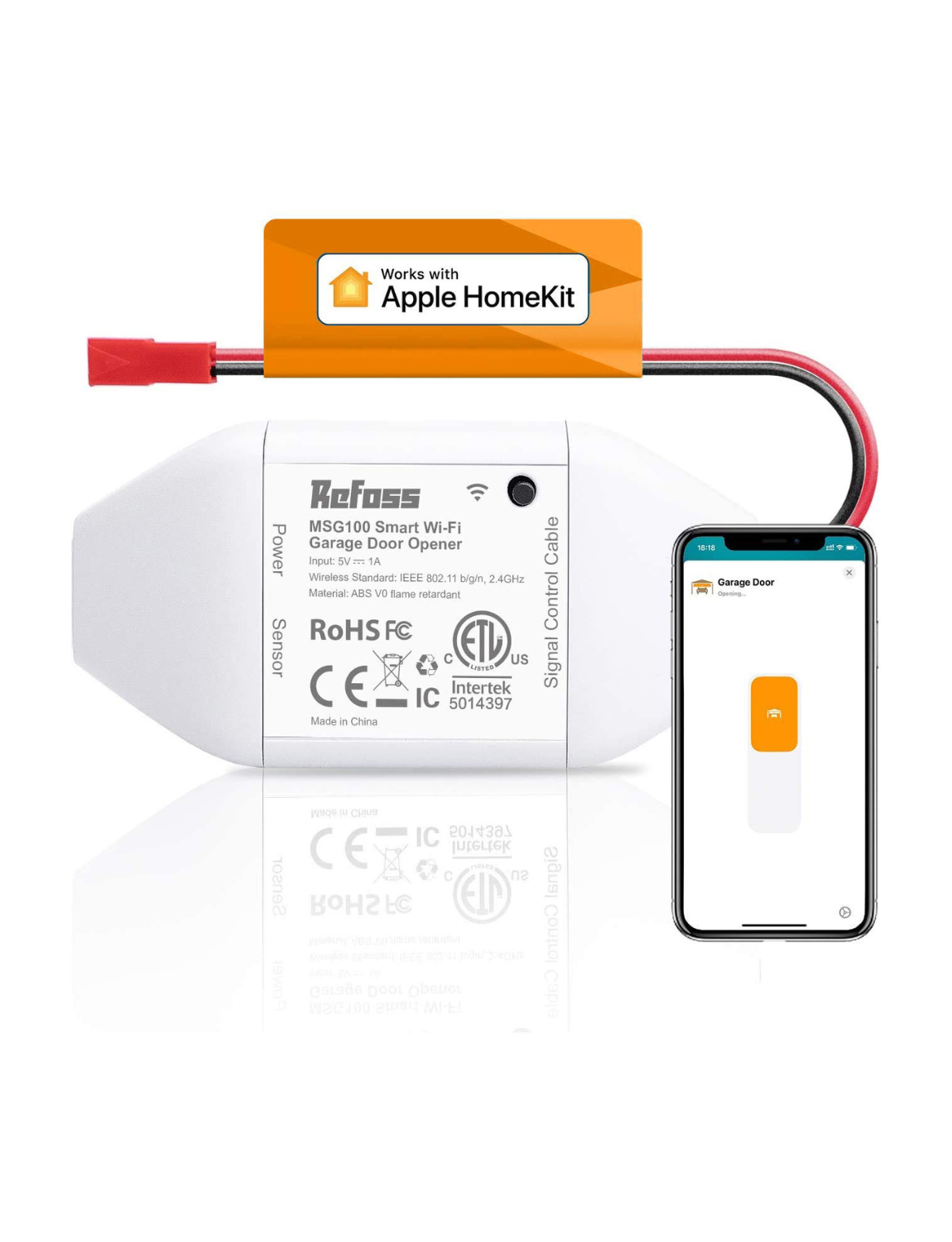 Refoss Smart Wi-Fi Garage Door Opener, RSG100HK – Refoss Official Store
