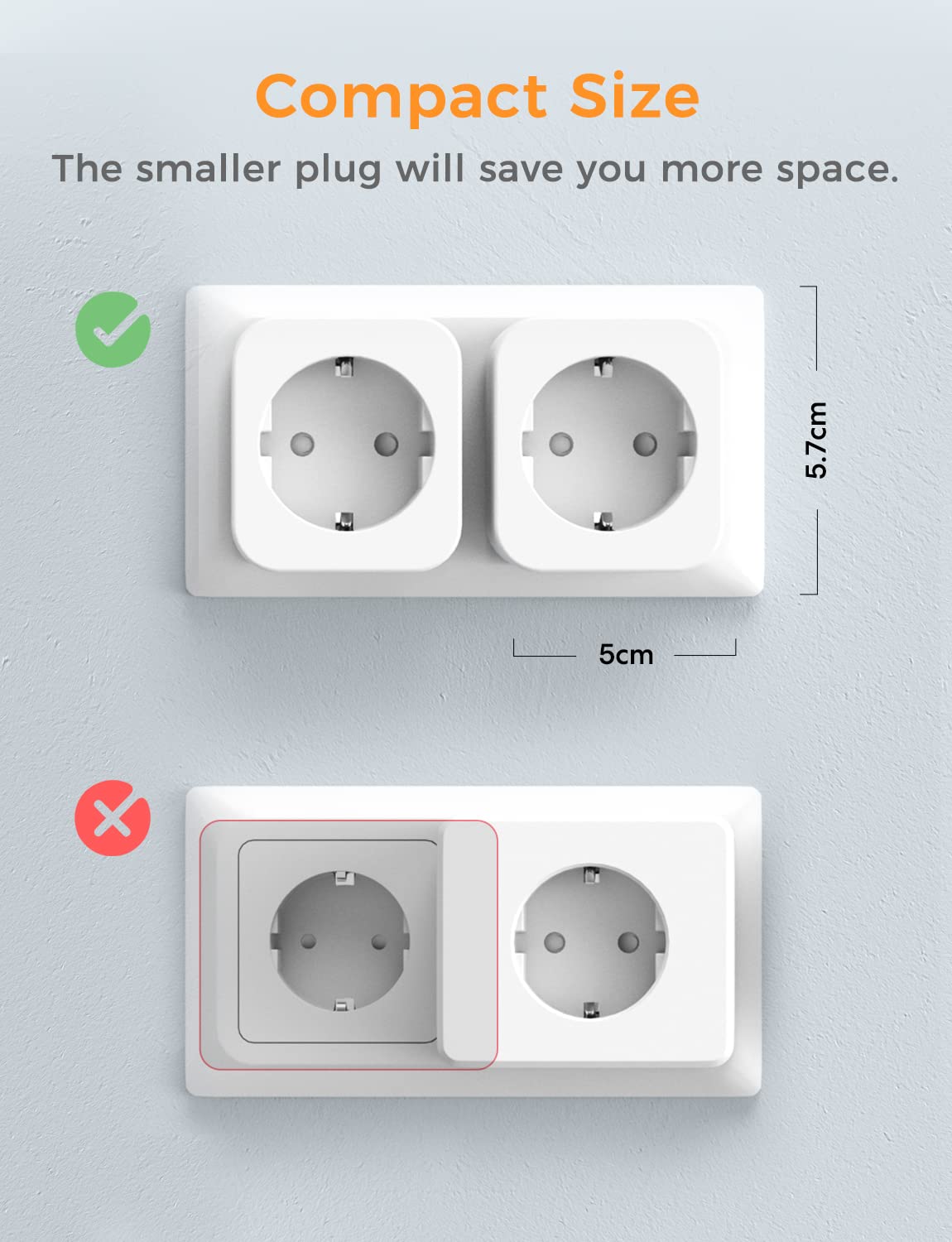 Refoss Smart Wi-Fi Plug, MSS210W (EU Version)